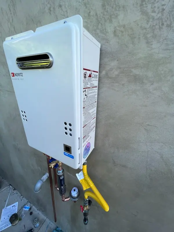 Tankless water heater installation for Spring House homes